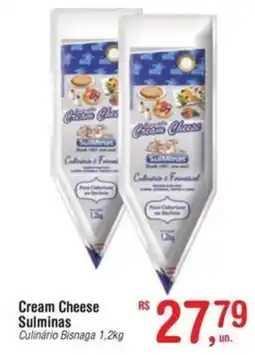 Fort Atacadista Cream Cheese Sulminas Culinário Bisnaga oferta