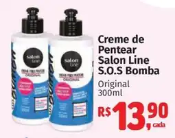 Supermercados Mateus Creme de Pentear Salon Line S.O.S Bomba Original oferta