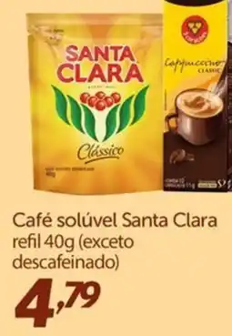 Cometa Supermercados Café solúvel Santa Clara refil oferta