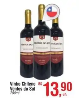 Fort Atacadista Vinho Chileno Ventos do Sul oferta