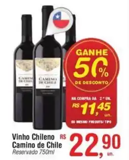Fort Atacadista Vinho Chileno Camino de Chile Reservado oferta