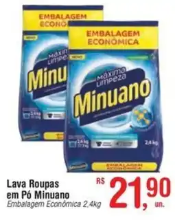 Fort Atacadista Lava Roupas em Pó Minuano Embalagem Económica oferta