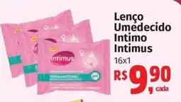 Supermercados Mateus Lenço Umedecido Intimo Intimus oferta