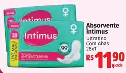 Supermercados Mateus Absorvente Intimus oferta
