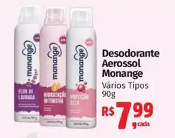 Supermercados Mateus Desodorante Aerossol Monange Vários Tipos oferta
