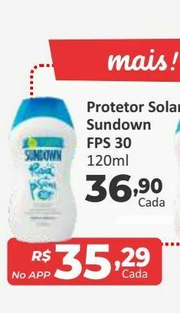 Peruzzo Protetor solar sundown oferta