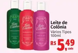 Supermercados Mateus Leite de Colônia Vários Tipos oferta
