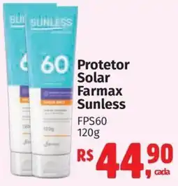 Supermercados Mateus Protetor Solar Farmax Sunless FPS60 oferta