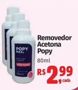 Removedor Acetona Popy