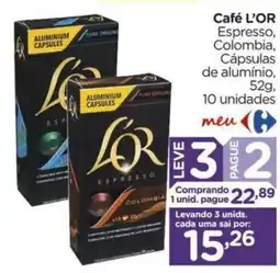 Carrefour Café L'OR oferta