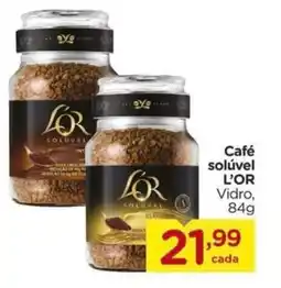 Carrefour Café solúvel L'OR Vidro, oferta