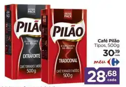 Carrefour Café Pilão Tipos, oferta