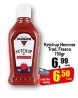 Higa's Supermercado Ketchup Hemmer Trad. Frasco 750g oferta