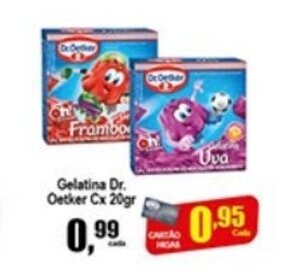 Higa's Supermercado Gelatina Dr. Oetker cx 20g oferta