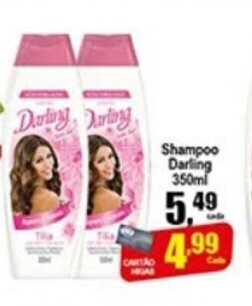 Higa's Supermercado Shampoo Darling 350ml oferta