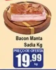 Higa's Supermercado Bacon Manta Sadia 1kg oferta