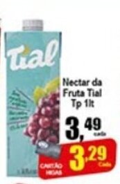 Higa's Supermercado Nectar da Fruta Tial Tp 1L oferta