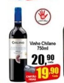 Vinho Chilano 750ml