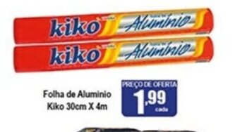 Higa's Supermercado Folha de Aluminio Kiko 30cmx4m oferta