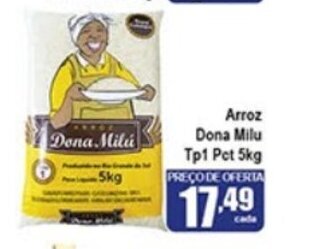 Higa's Supermercado Arroz Dona Milu Tp1 Pct 5kg oferta