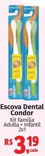 Supermercados Mateus Escova Dental Condor oferta