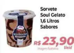 Hiper Moreira Sorvete Soul Gelato Sabores oferta