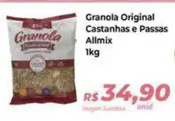 Granola Original Castanhas e Passas Allmix