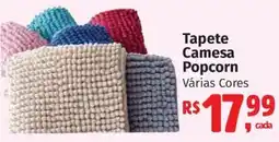 Tapete Camesa Popcorn Várias Cores