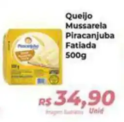 Hiper Moreira Queijo Mussarela Piracanjuba Fatiada oferta