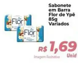 Hiper Moreira Sabonete em Barra Flor de Ypê Variados oferta