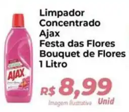 Hiper Moreira Limpador Concentrado Ajax Festa das Flores Bouquet de Flores oferta