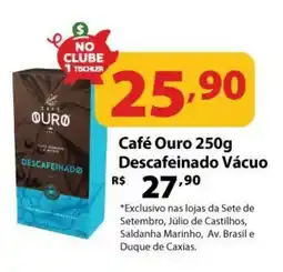 Supermercados Tischler Café Ouro Descafeinado Vácuo oferta