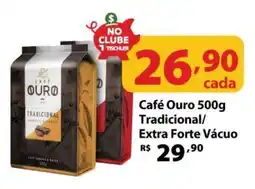 Supermercados Tischler Café Ouro Tradicional/ Extra Forte Vácuo oferta