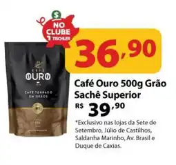 Supermercados Tischler Café Ouro Grão Sachê Superior oferta