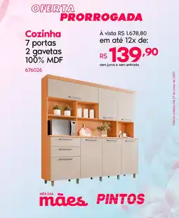 Cozinha 7 portas 2 gavetas 100% MDF