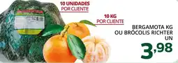 Supermercados Guanabara Bergamota ou brócolis richter un oferta