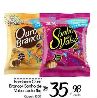 Giassi Supermercados Bombom Ouro Branco Sonho De Valsa Lacta oferta