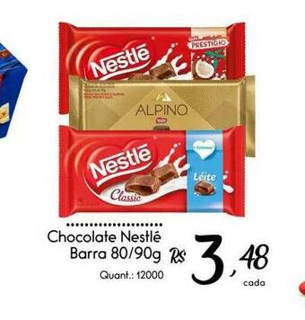 Giassi Supermercados Chocolate Nestlé Barra oferta