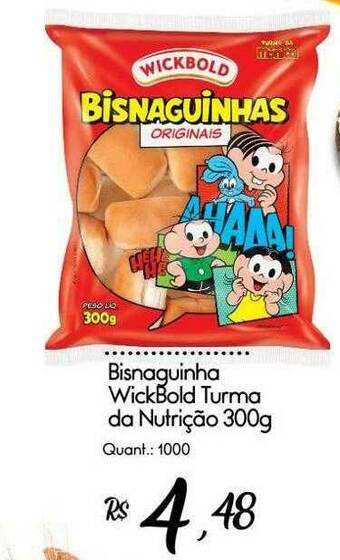Giassi Supermercados Bisnaguinha Wickbold Turma Da Nutrição oferta