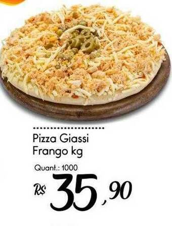 Giassi Supermercados Pizza Giassi Frango oferta