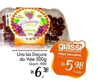 Giassi Supermercados Uva Isis Doçura Do Vale oferta