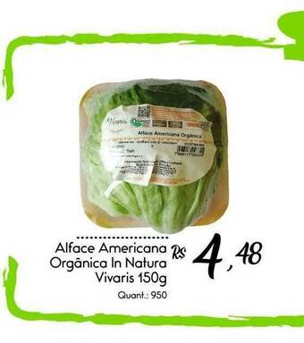 Giassi Supermercados Alface Americana Orgânica In Natura Vivaris oferta