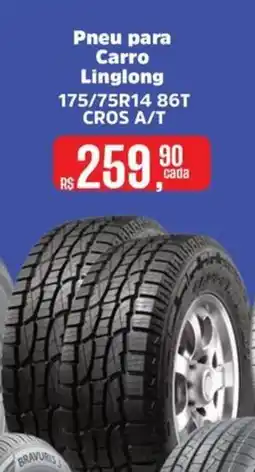 Supermercados Mateus Pneu para Carro Linglong oferta