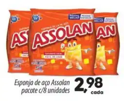 Asun Esponja de aço Assolan oferta
