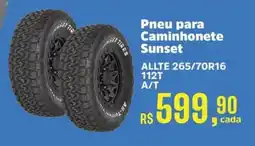 Supermercados Mateus Pneu para Caminhonete Sunset oferta