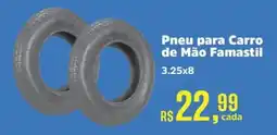 Supermercados Mateus Pneu para Carro de Mão Famastil oferta