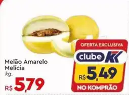 Melão Amarelo Melícia