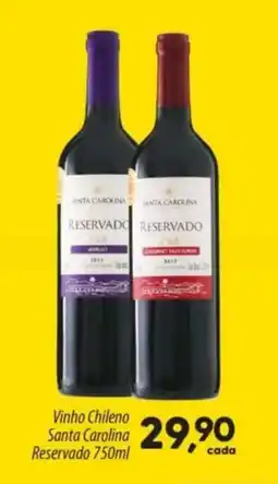Asun Vinho Chileno Santa Carolina Reservado oferta