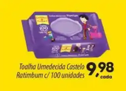 Asun Toalha Umedecida Castelo Ratimbum oferta
