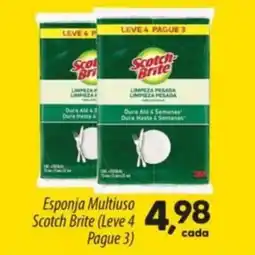 Asun Esponja Multiuso Scotch Brite (Leve 4 Pague 3) oferta